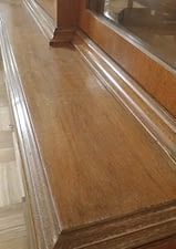 Старинный шкаф после реставрации